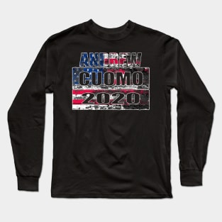 Andrew Cuomo 2020 For President T-Shirt Liberal Democrat Long Sleeve T-Shirt